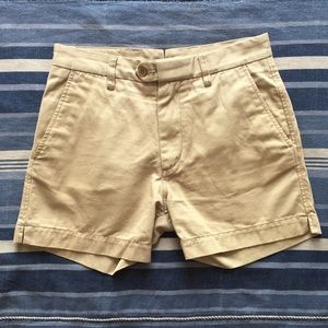 Men’s J. Lindeberg Khaki Nouveau Twill Shorts